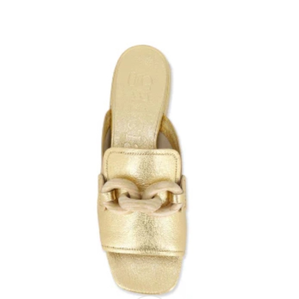 Pedro Garcia - Enna Heel in Gold size euro 37.5